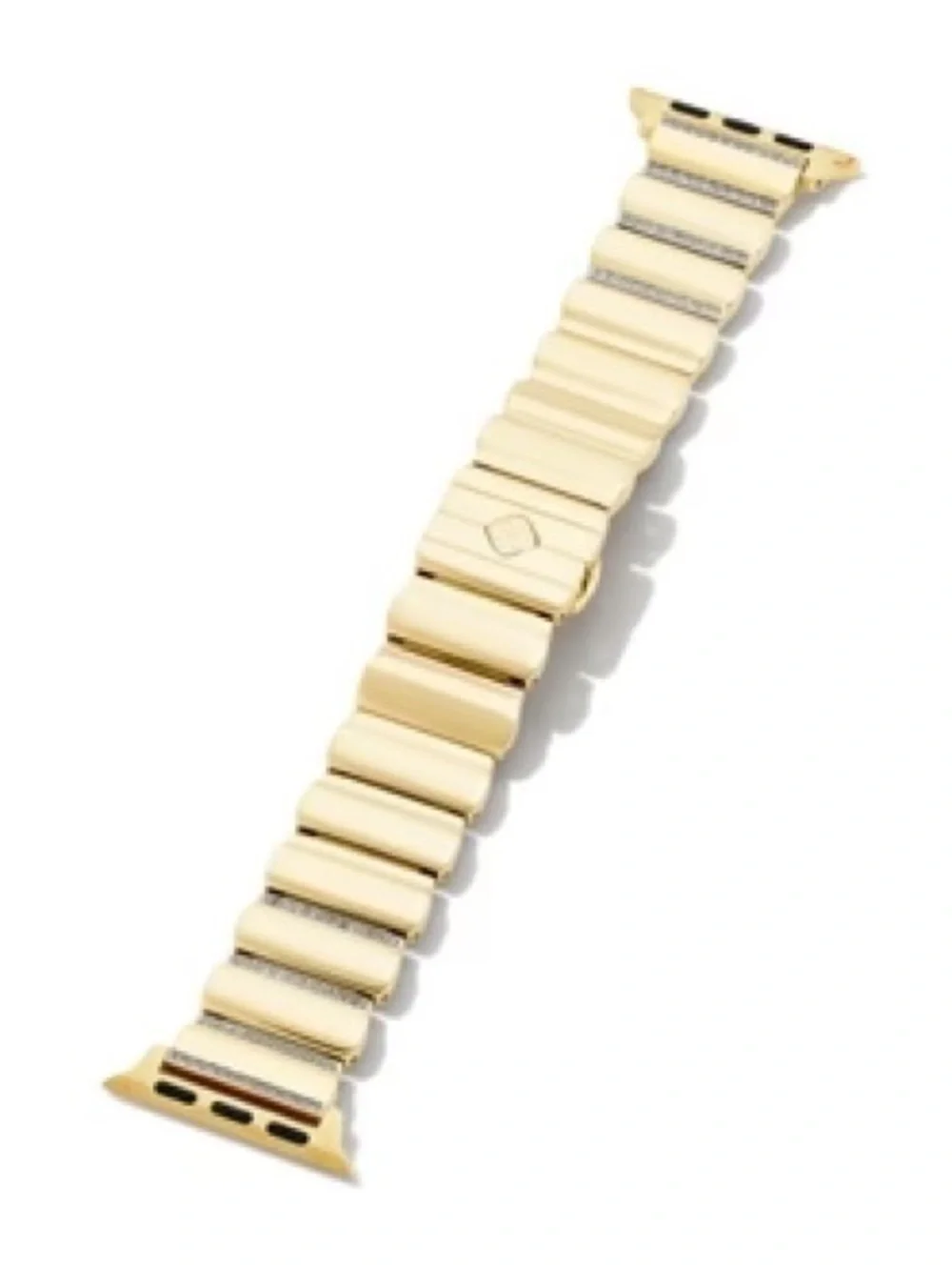 Kendra Scott Crystal Gold Leanor Smart Watch band with Metal Link Bracelet